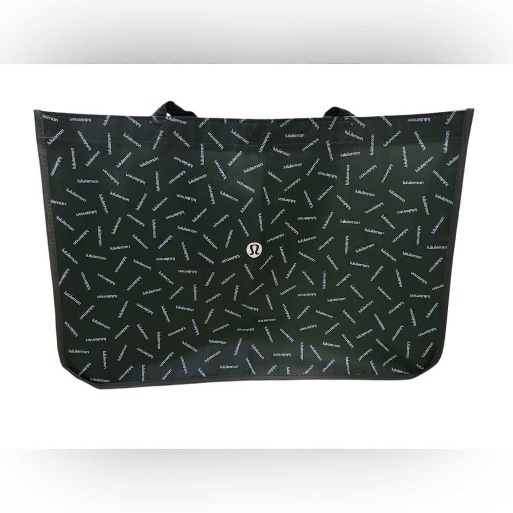 Lululemon Athletica Black Tote Bag Minimalist Design